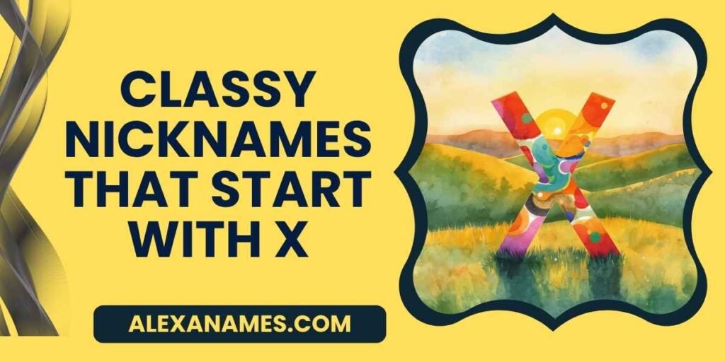 Classy Nicknames That Start With X