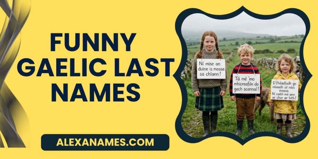 Funny  Gaelic Last Names