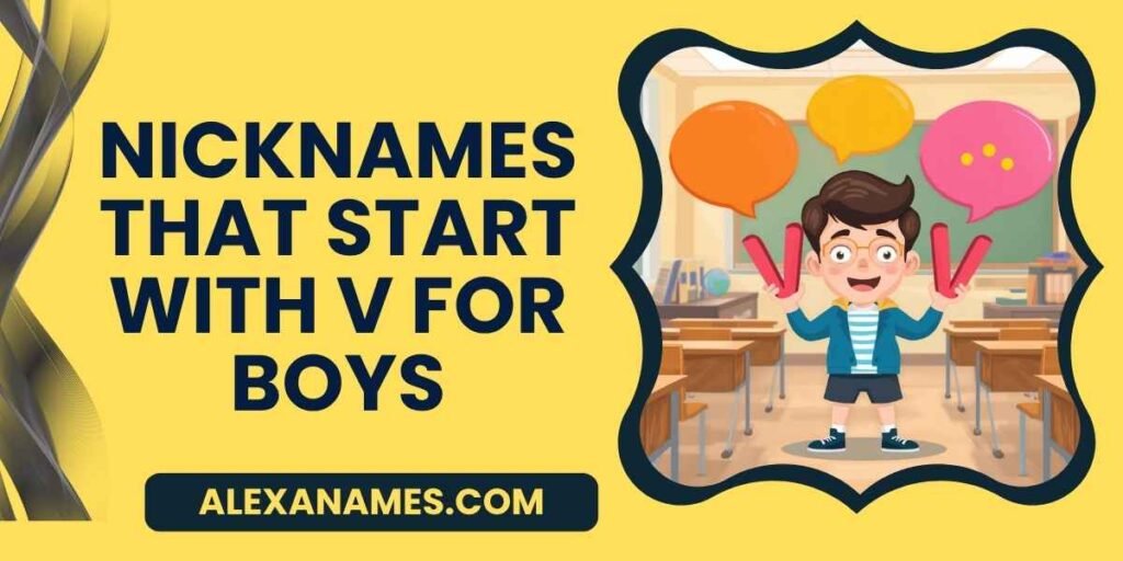 Nicknames That Start With V For Boys